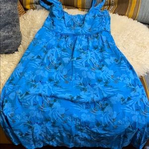 Blue Flowery Dress